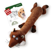 GiGwi игрушка для собак Лиса с большой и малой пищалкой