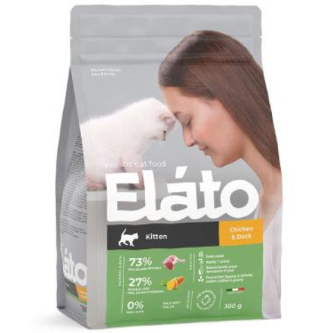 ELATO Holistic Kitten Chicken & Duck корм сухой для котят курица и утка
