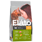 ELATO Holistic Adult Cat Chicken & Duck / Hairball Control корм сухой для кошек для выведения шерсти курица и утка