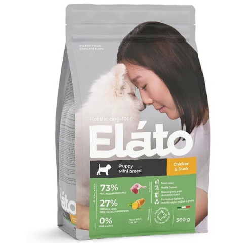 ELATO Holistic Puppy Mini Chicken & Duck корм сухой для щенков мелких пород, курица и утка