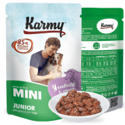 KARMY Mini Junior консервы для щенков мелких пород Ягненок в соусе