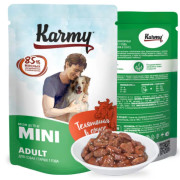 KARMY Mini Adult консервы для собак мелких пород Телятина в соусе
