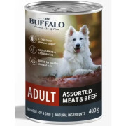 Mr.Buffalo ADULT консервы для собак, мясное ассорти с говядиной
