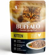 Mr.Buffalo KITTEN консервы для котят, цыпленок в соусе