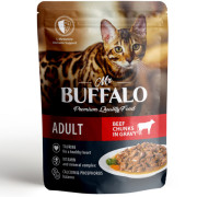 Mr.Buffalo ADULT консервы для кошек, говядина в соусе