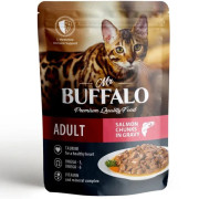 Mr.Buffalo ADULT HAIR & SKIN консервы для кошек с чувствительной кожей, лосось в соусе