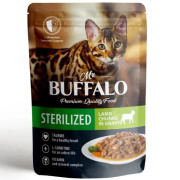 Mr.Buffalo ADULT STERILIZED консервы для для стерилизованных кошек, ягненок в соусе