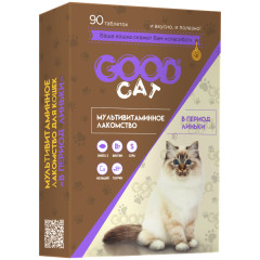 GOOD Cat Мультивитаминное лакомcтво для кошек, в период линьки