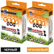 GOOD Dog Антипаразитарный БИО ошейник для собак от блох и клещей, 65см