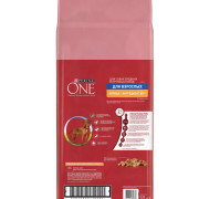 Purina ONE корм сухой для взрослых собак средних и крупных пород, с высоким содержанием курицы и с рисом