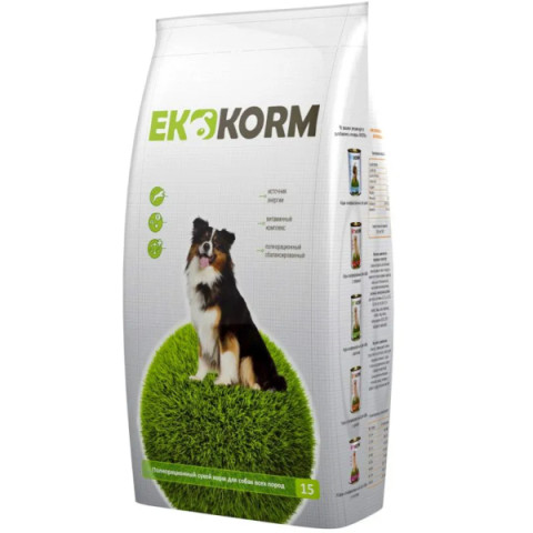 EKKORM корм сухой для собак всех пород