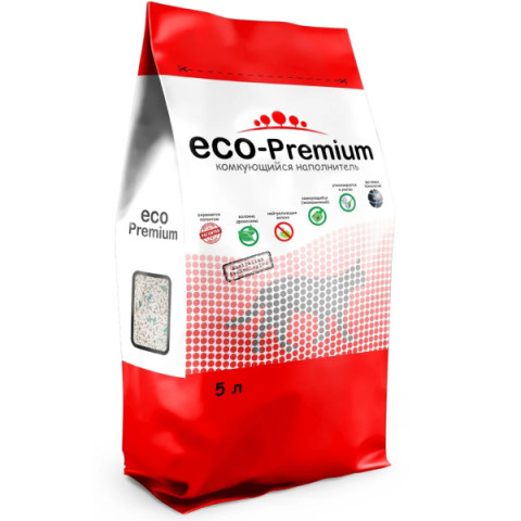 ECO-Premium BLUE комкующийся наполнитель для кошачьего туалета