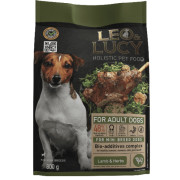 LEO&LUCY Holistic сухой корм полнорационный для взрослых собак мини пород с ягненком, травами и биодобавками