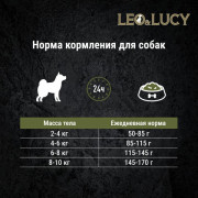 LEO&LUCY Holistic сухой корм полнорационный для взрослых собак мини пород с ягненком, травами и биодобавками