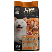 LEO&LUCY Holistic сухой корм полнорационный для взрослых собак всех пород с кроликом, тыквой и биодобавками