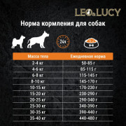 LEO&LUCY Holistic сухой корм полнорационный для взрослых собак всех пород с кроликом, тыквой и биодобавками