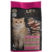 LEO&LUCY Holistic сухой полнорационный корм для стерилизованных кошек мясное ассорти и биодобавками