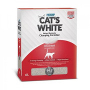Cat's White Natural комкующийся натуральный наполнитель для кошачьего туалета