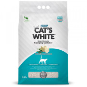 Cat's White Marseille soap комкующийся с ароматом марсельского мыла наполнитель для кошачьего туалета