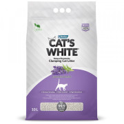Cat's White Lavender комкующийся с нежным ароматом лаванды наполнитель для кошачьего туалета