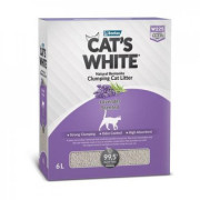 Cat's White Lavender комкующийся с нежным ароматом лаванды наполнитель для кошачьего туалета