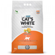 Cat's White Orange комкующийся с ароматом апельсина наполнитель для кошачьего туалета