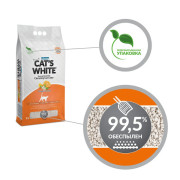Cat's White Orange комкующийся с ароматом апельсина наполнитель для кошачьего туалета
