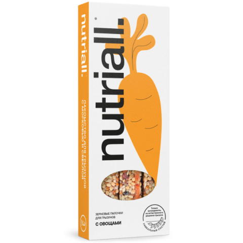 Nutriall лакомство для грызунов с овощами