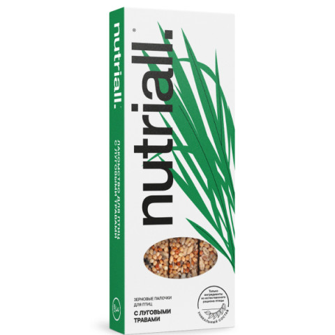 Nutriall лакомство для птиц с травами