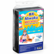 MIWAKU пеленка гигиеническая целлюлозная с суперабсорбентом, черная 60х90см
