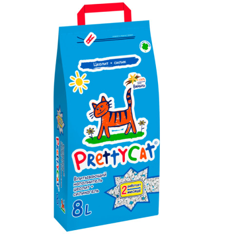 Pretty Cat Aroma Fruit CLUB впитывающий глиняный наполнитель для кошачьего туалета