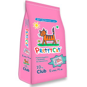 Pretty Cat Euro Mix CLUB бентонитовый комкующийся наполнитель для кошачьего туалета