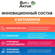 Вит-Актив Формула здоровья собак биологически активная кормовая добавка, 120 таб