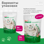 Zoo Няня Eco-крупка наполнитель комкующийся древесный для кошачьего туалета