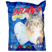BraVa МИКС силикагелевый наполнитель для кошачьего туалета