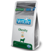 FARMINA Vet Life Dog OBESITY FISH CANINE диетический сухой корм для собак всех пород для снижения избыточной массы тела с рыбой