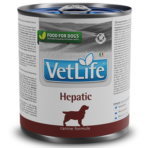 FARMINA Vet Life NATURAL DIET DOG HEPATIC диетический корм для собак для поддержки функции печени при хронической печеночной недостаточности и для снижения накопления меди в печени