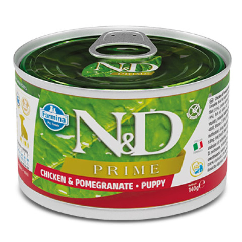FARMINA N&D DOG PRIME CHICKEN & POMEGRANATE PUPPY MINI влажный корм для щенков мелких пород курица и гранат