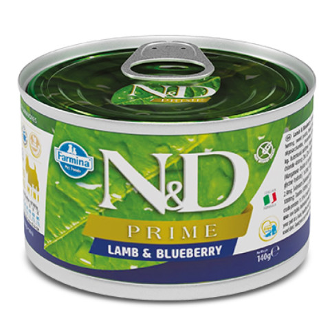 FARMINA N&D DOG PRIME LAMB & BLUEBERRY MINI влажный корм для собак мелких пород ягненок и черника