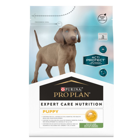 Pro Plan ActiProtect сухой корм для щенков с чувствительным пищеварением, с высоким содержанием ягненка