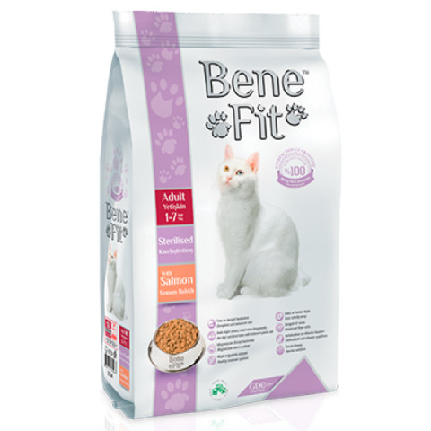 Benefit Young/Adult Sterilised with Salmon корм сухой для кошек с лососем