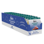 Brit Premium Воздушный паштет для взрослых кошек, Утка