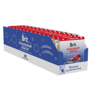 Brit Premium Воздушный паштет для стерилизованных кошек, Говядина