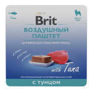 Brit Premium Воздушный паштет для взрослых собак мини пород, Тунец