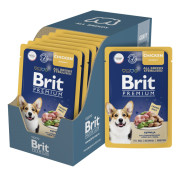 Brit Premium Пауч для взрослых стерилизованных собак всех пород, Курица в соусе