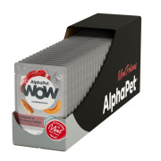 AlphaPet WOW Superpremium влажный корм для собак с чувствительным пищеварением говядина и томленая тыква сочные ломтики в соусе