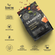 Grandorf FRESH DOG Salmon MINI корм сухой для взрослых собак мелких пород, для здоровья кожи и шерсти или склонных к аллергии, лосось с бататом