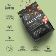 Grandorf FRESH DOG Turkey MED&MAXI корм сухой для взрослых собак средних и крупных пород, диетическая формула для особо аллергичных собак, индейка с бататом