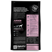 AlphaPet Superpremium сухой корм для щенков крупных пород с 6 месяцев до 1,5 лет, с говядиной и рисом