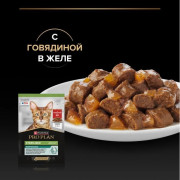 Влажный корм PRO PLAN Sterilised MAINTENANCE для взрослых стерилизованных кошек, с говядиной в желе